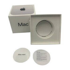 Apple Mac Mini M4 EMPTY Box Genuine With Documentation--BOX ONLY